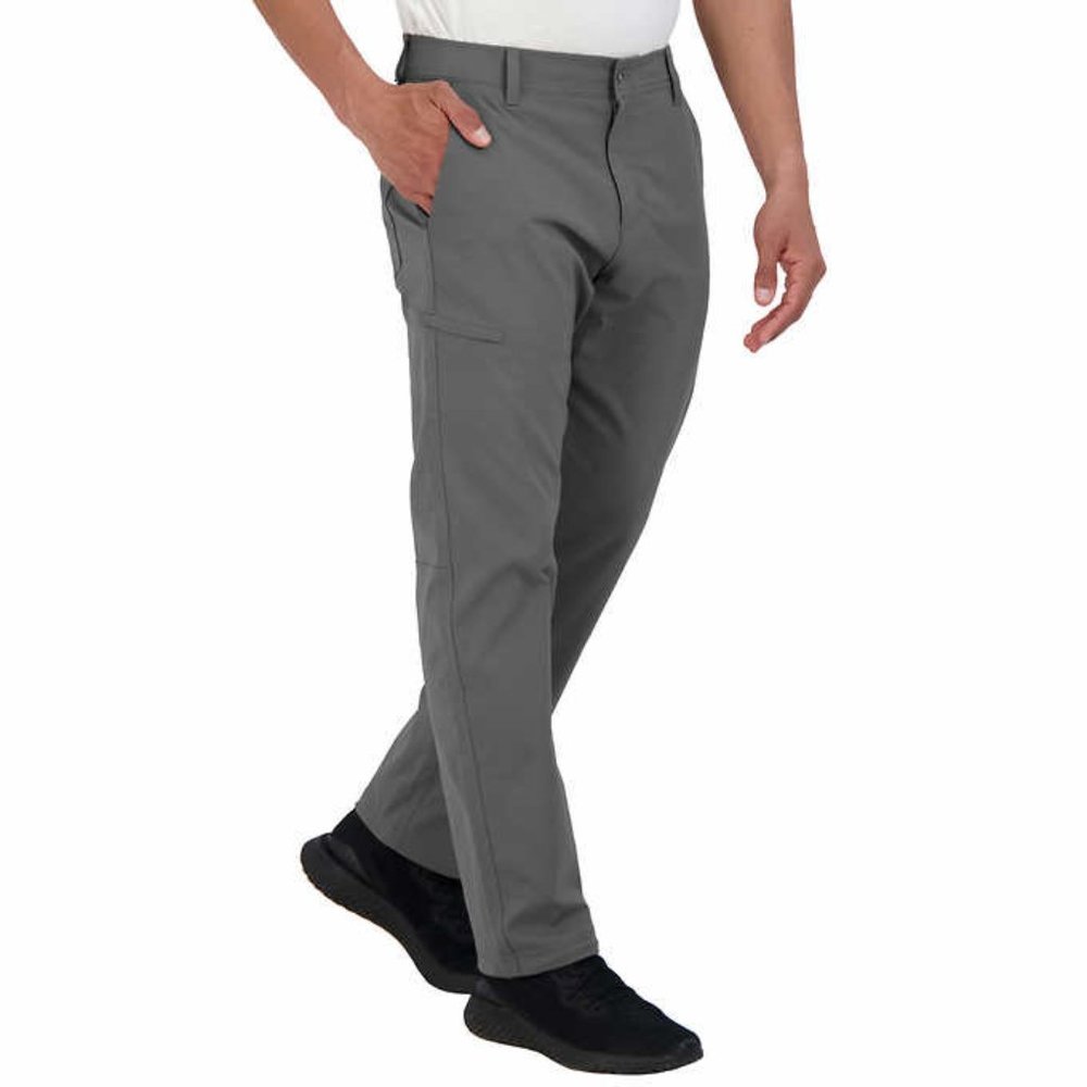 NWT Gerry Men's Venture Fleece Lined Stretch Comfort Pant Gray 32x30 $70 JK078